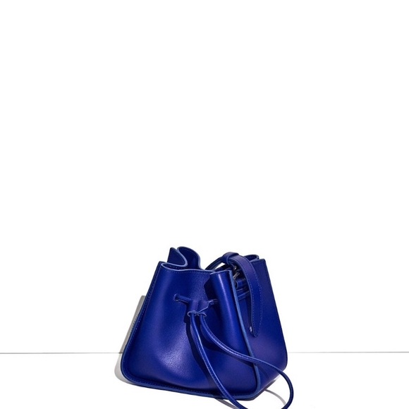 3.1 Phillip Lim Handbags - 3.1 Phillip Lim Soleil Mini Leather Drawstring Bucket Bag- Cobalt Blue